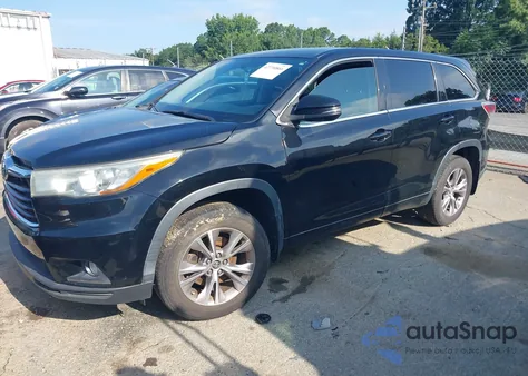 2016 Toyota Highlander Le Plus V6 из США, поврежденный, VIN 5TDBKRFH3GS251848